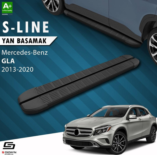 Mercedes GLA X156 S-Line Siyah Yan Basamak 183 Cm 2013-2020