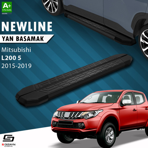 Mitsubishi L200 5 NewLine Siyah Yan Basamak 193 Cm 2015-2019