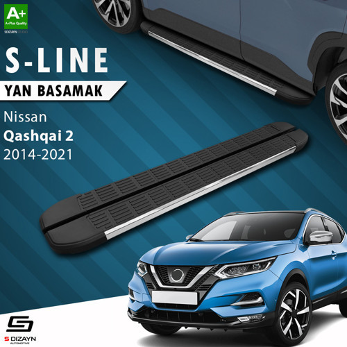 Nissan Qashqai 2 S-Line Krom Yan Basamak 173 Cm 2014-2021