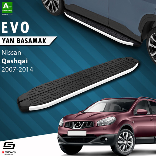 Nissan Qashqai Evo Aluminyum Yan Basamak 173 Cm 2007-2014