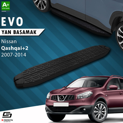 Nissan Qashqai +2 Evo Siyah Yan Basamak 183 Cm 2007-2014