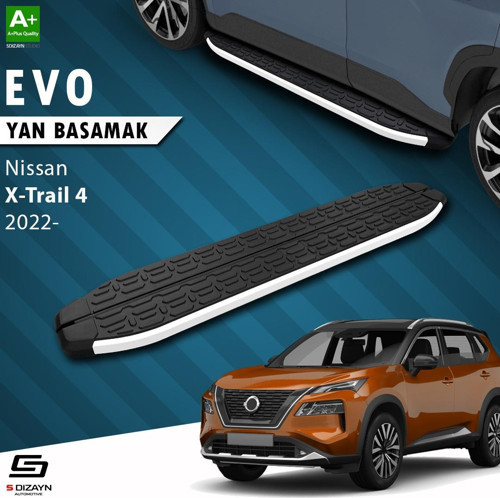 Nissan X-Trail T33 Evo Aluminyum Yan Basamak 183 Cm 2022 Üzeri