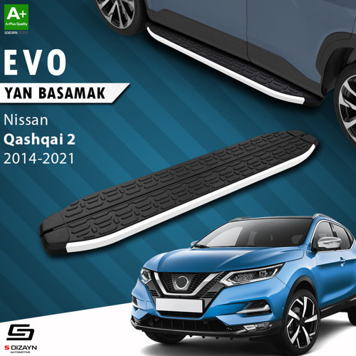 Nissan Qashqai 2 Evo Aluminyum Yan Basamak 173 Cm 2014-2021