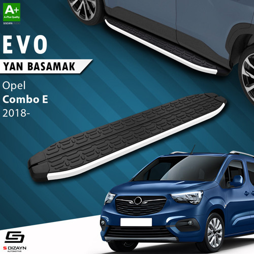 Opel Combo E Uzun Şase Evo Aluminyum Yan Basamak 213 Cm 2018 Üzeri