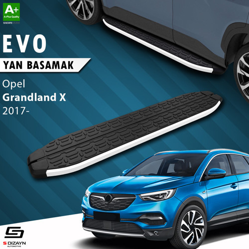 Opel Grandland X Evo Aluminyum Yan Basamak 183 Cm 2017 Üzeri