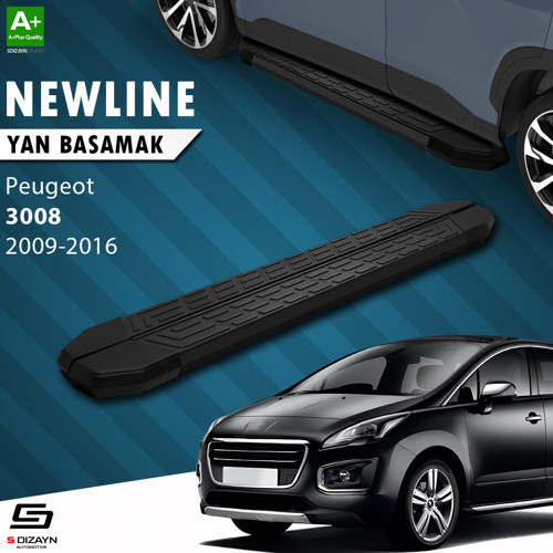 Peugeot 3008 NewLine Siyah Yan Basamak 183 Cm 2009-2016