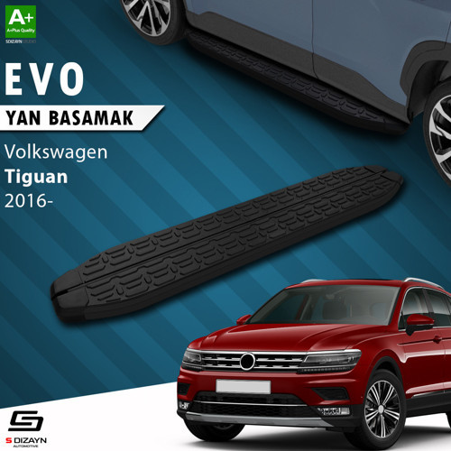 VW Tiguan 2 Evo Siyah Yan Basamak 173 Cm 2016-2024