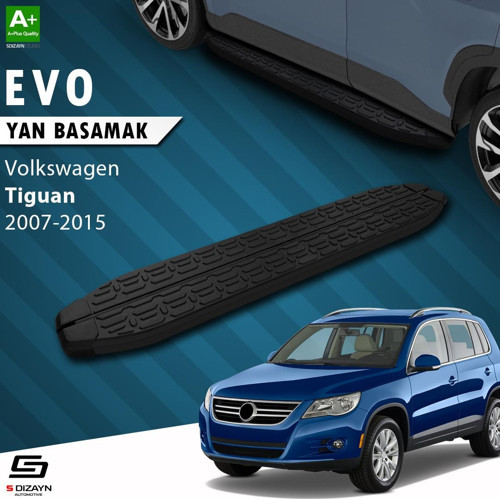 VW Tiguan Evo Siyah Yan Basamak 173 Cm 2007-2015