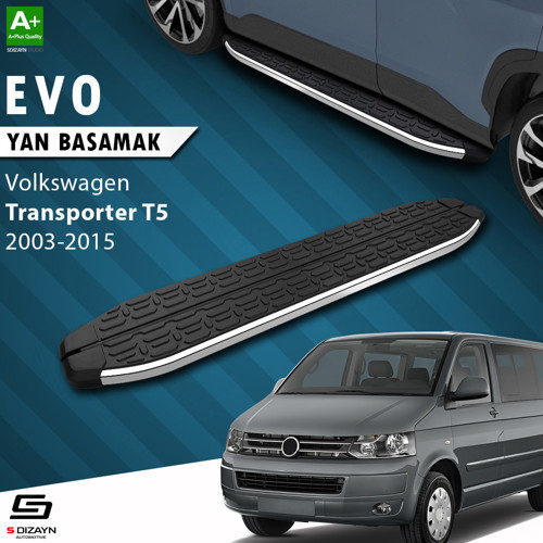 VW Transporter T5 Kısa Şase Evo Krom Yan Basamak 213 Cm 2003-2015