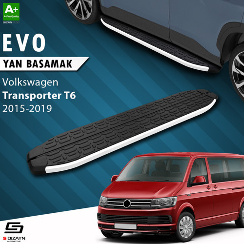 VW Transporter T6 Uzun Şase Evo Aluminyum Yan Basamak 253 Cm 2015-2019