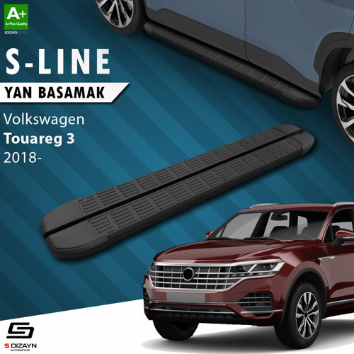 VW Touareg 3 S-Line Siyah Yan Basamak 193 Cm 2018 Üzeri