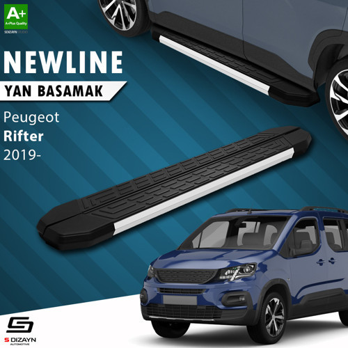 Peugeot Rifter NewLine Aluminyum Yan Basamak 203 Cm 2019 Üzeri