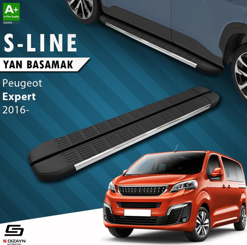 Peugeot Expert 3 Kısa Şase S-Line Krom Yan Basamak 213 Cm 2016 Üzeri