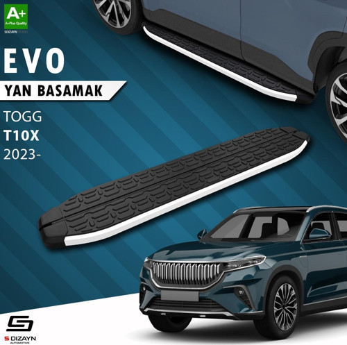 TOGG T10X Evo Aluminyum Yan Basamak 203 Cm 2023 Üzeri