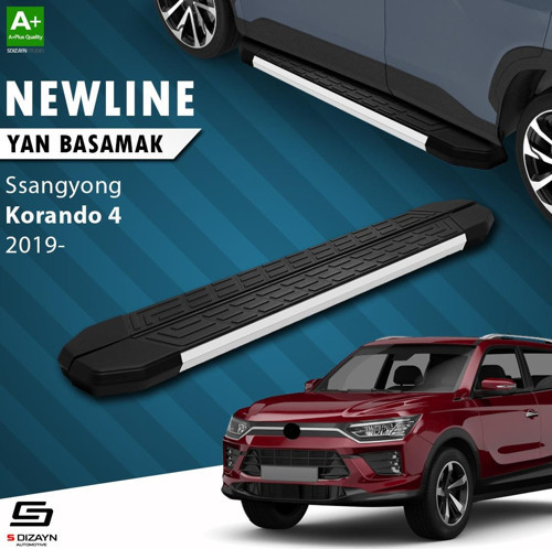 Ssangyong Korando NewLine Aluminyum Yan Basamak 183 Cm 2019 Üzeri