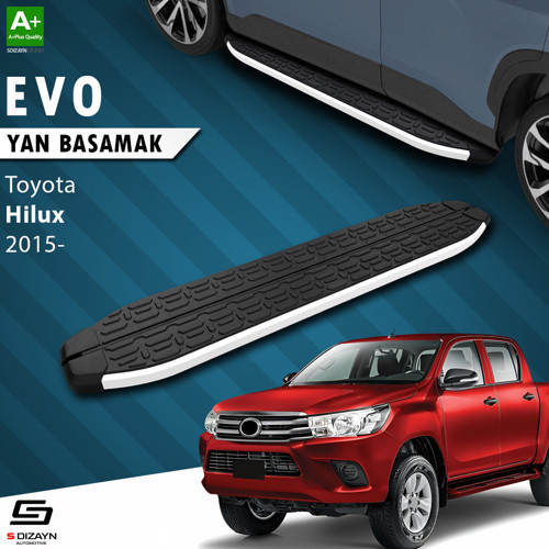 Toyota Hilux 8 Evo Aluminyum Yan Basamak 203 Cm 2015 Üzeri