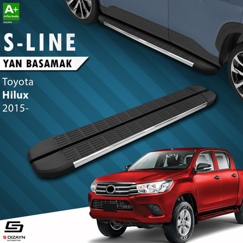 Toyota Hilux 8 S-Line Krom Yan Basamak 203 Cm 2015 Üzeri
