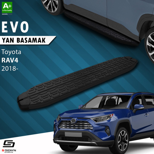 Toyota RAV 4 5 Evo Siyah Yan Basamak 173 Cm 2018 Üzeri