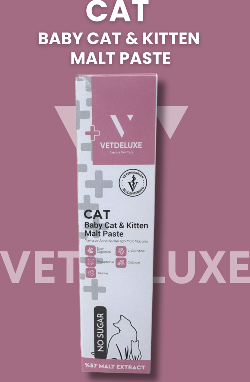 Babycat Kitten MaltePaste Tüy Yumağı Önleyici Yavru Hamile ve Emziren Kedi Malt Macunu 100 Gr