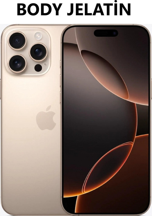 İphone 16 Pro Uyumlu 360 Derece Arka hidrojel Film Koruma Body Jelatin