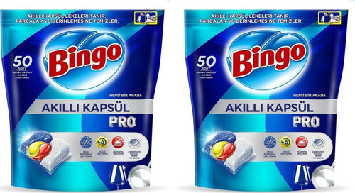 Akıllı Kapsül Pro Bulaşık Makinesi Deterjanı Tableti 50'li x 2 Adet (100 Kapsül)