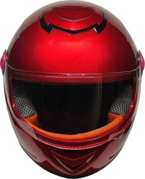 Motosiklet Çocuk Kaskı Full Face Pp Metreal Skull Red