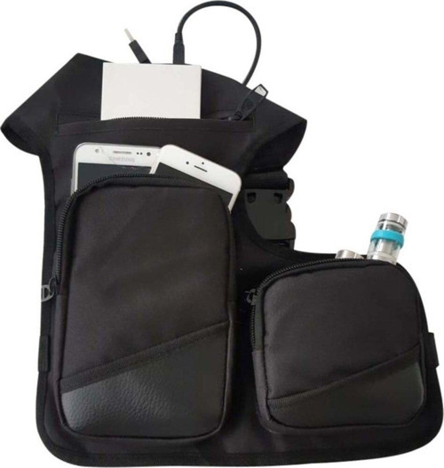 Motosiklet Bel Bacak Çantası Impertex Kumaş Bol Para Cepli Kurye Motor Çanta Leg Bag