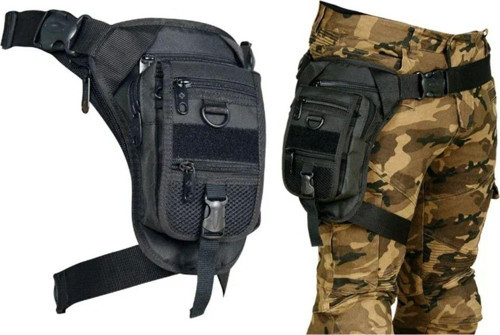 Motosiklet Bel Bacak Çantası Impertex Kumaş Kemerli Ve Cırtlı Çok Fonk Çepli Motor Çanta Je