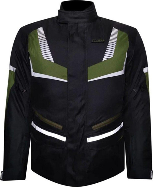 Motosiklet Montu Maxdura Kumaş 4 Mevsim Uzun Model Motor Montu Yeşil
