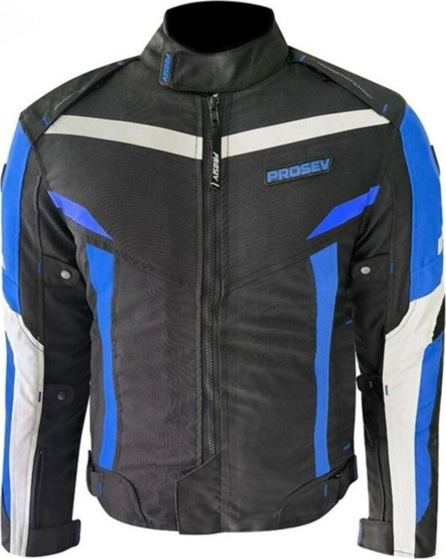 Motosiklet Montu 4 Mevsim Full Koruma Özel Oxford 600-D Kumaş Motor Mont Blue