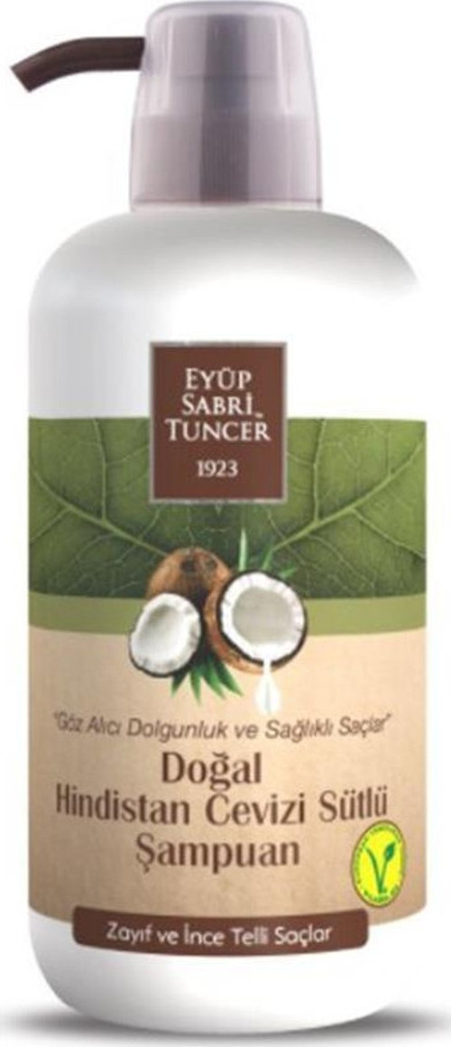 Doğal Hindistan Cevizi Sütlü Şampuan 600 ml