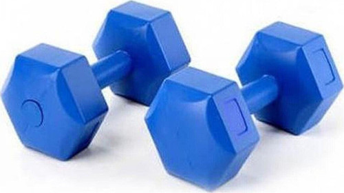 4Kg X 2 Adet Dambıl Ve Atlama İpi Kombin Seti Vinyl Kaplama Dumbell