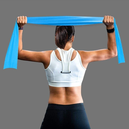 3Lü Pilates Lastiği Pilates Bandı Pilates Bantı 120X15Cm