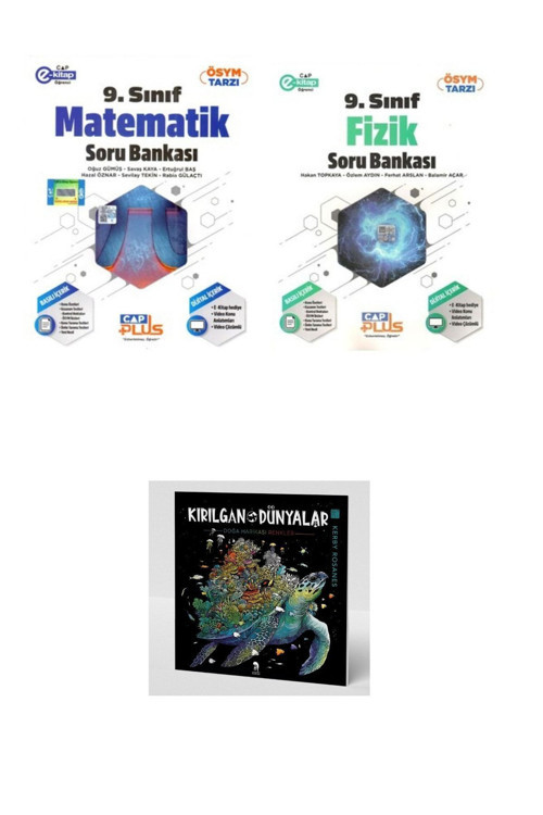 Çap Yayınları 9. Sınıf Matematik - Fizik Soru Bankası - (kırılgan Dünyalar Hediyeli)