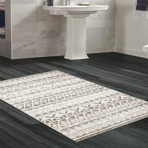 Kaymaz Taban Djt Banyo Halısı Star Pamuk İskandinav F5078