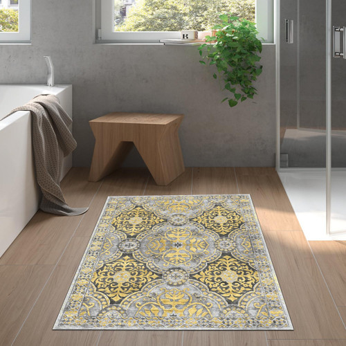 Kaymaz Taban Djt Banyo Halısı Star Pamuk Modern 659M
