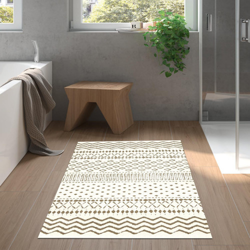 Kaymaz Taban Djt Banyo Halısı Trend İskandinav F5086