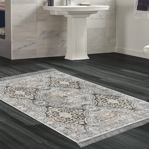 Kaymaz Taban Djt Banyo Halısı Trend Saçaklı Modern 659M