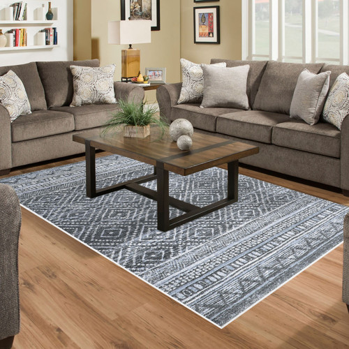 Kaymaz Taban Djt Salon Halısı Star Pamuk İskandinav F5087
