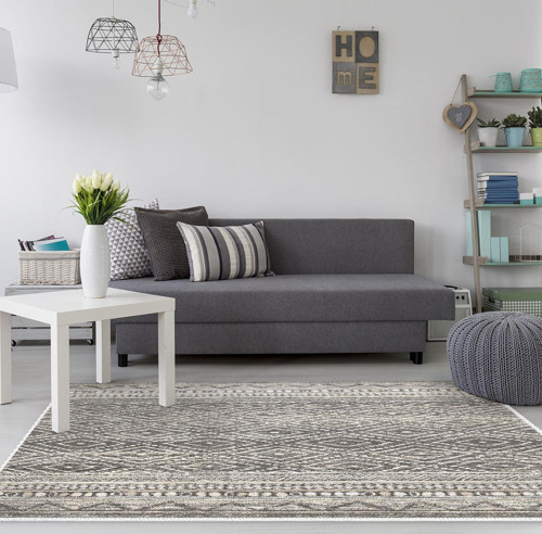 Kaymaz Taban Djt Salon Halısı Star Pamuk İskandinav F5087