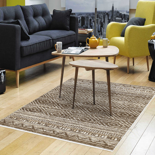 Kaymaz Taban Djt Salon Halısı Star Pamuk İskandinav F5087