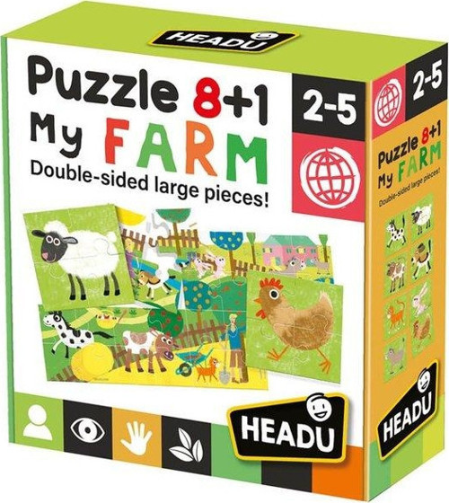 8+1 Çift Taraflı Çiftliğim Yapboz