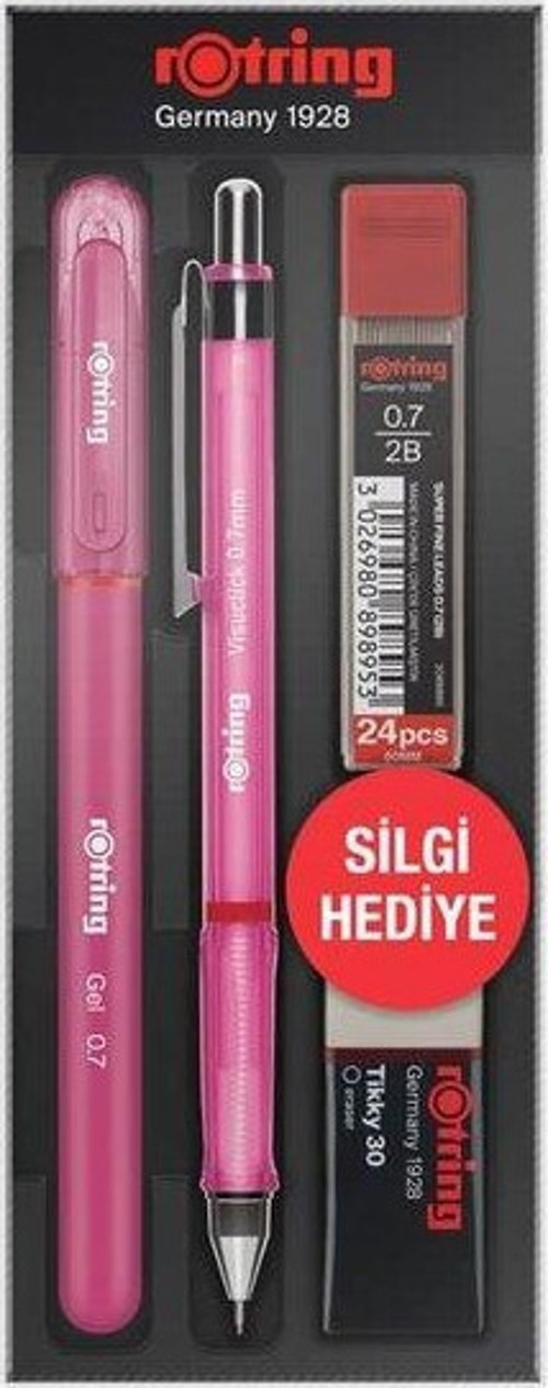 Visuclick Jel 0.7 mm Pembe Okul Seti