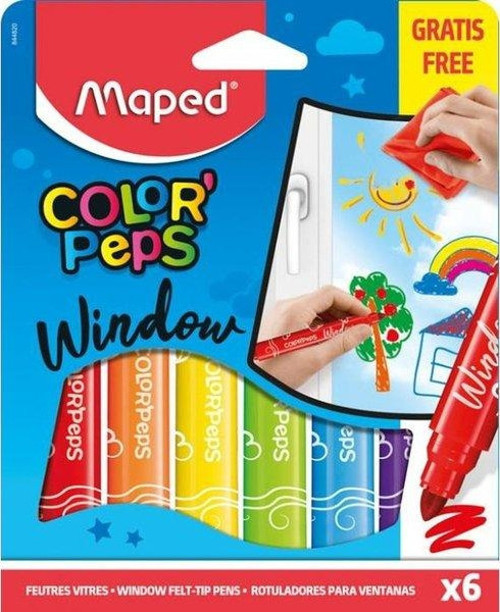 ColorPeps 6lı Cam Boya Keçeli 844820