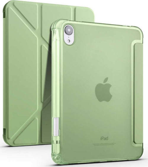 Apple ipad Air 6.Nesil 11 inç M2 2024 Kılıf Yatay ve Dikey Standlı Uyku Modlu Kalemlikli Arkası Silikon Smart Kılıf