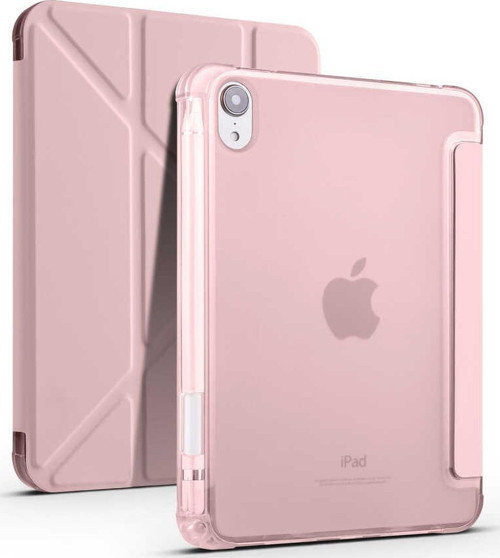 Apple ipad Air 6.Nesil 11 inç M2 2024 Kılıf Yatay ve Dikey Standlı Uyku Modlu Kalemlikli Arkası Silikon Smart Kılıf