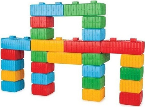 Tuğla Blok ve Araba Seti 43 Parça