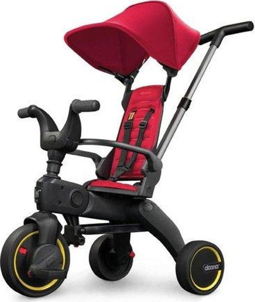 Liki Trike Tek Parça Katlanır 3 Tekerlekli Bebek Bisikleti S1 - Flame Red