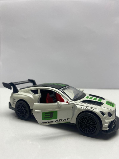 Diecast Metal Oyuncak Araba Bentley Yarış Araba 10 Cm Çek Bırak Model Araba Metal Araba