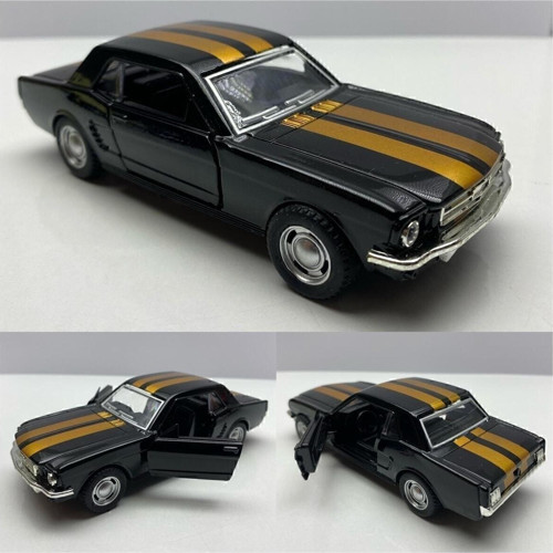 Diecast,Metal Oyuncak Araba Mustang Klasik Araba 12 Cm Çek Bırak Model Araba 1:32 Ölçek